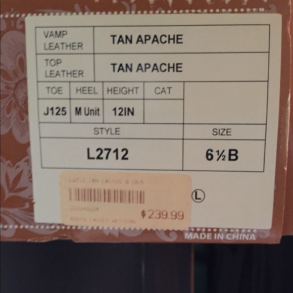 Justin Ladies Western boots - Picture 2 of 8